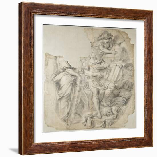 La Réformation de la Justice-Charles Le Brun-Framed Giclee Print