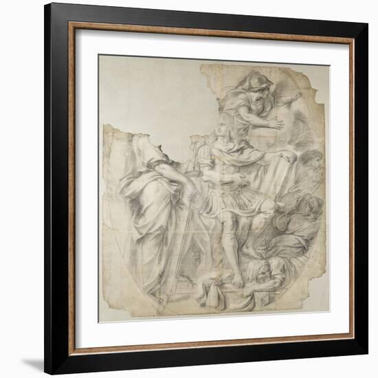 La Réformation de la Justice-Charles Le Brun-Framed Giclee Print