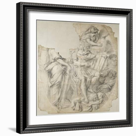 La Réformation de la Justice-Charles Le Brun-Framed Giclee Print