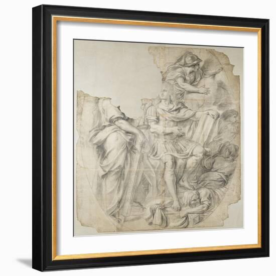 La Réformation de la Justice-Charles Le Brun-Framed Giclee Print