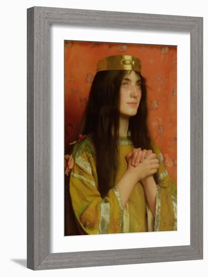 La Reine Clothilde-Thomas Cooper Gotch-Framed Giclee Print