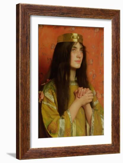 La Reine Clothilde-Thomas Cooper Gotch-Framed Giclee Print