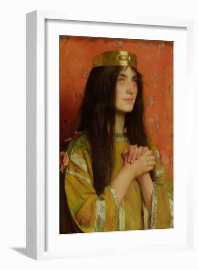 La Reine Clothilde-Thomas Cooper Gotch-Framed Giclee Print