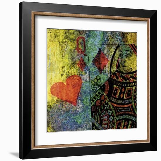 La Reine De Carreau-Jean-François Dupuis-Framed Art Print