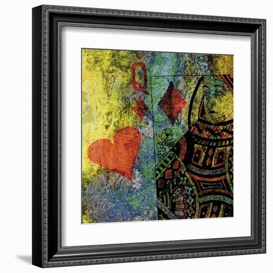 La Reine De Carreau-Jean-François Dupuis-Framed Art Print