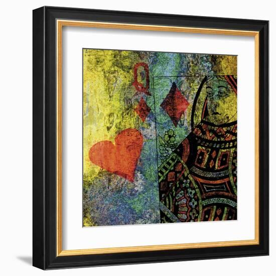 La Reine De Carreau-Jean-François Dupuis-Framed Art Print