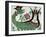 La reine des serpents Shahmaran-null-Framed Giclee Print