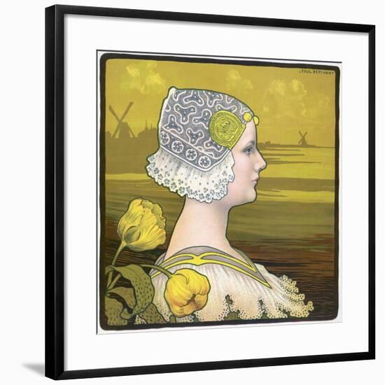 La Reine Wilhelmine-Paul Berthon-Framed Giclee Print