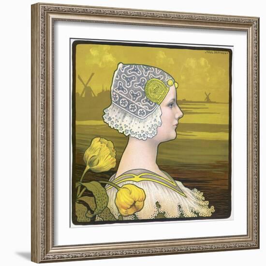 La Reine Wilhelmine-Paul Berthon-Framed Giclee Print