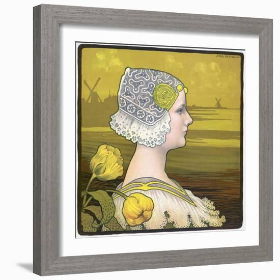 La Reine Wilhelmine-Paul Berthon-Framed Giclee Print