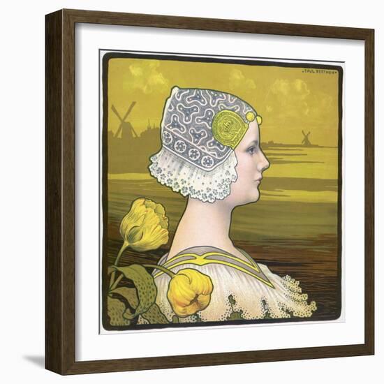 La Reine Wilhelmine-Paul Berthon-Framed Giclee Print