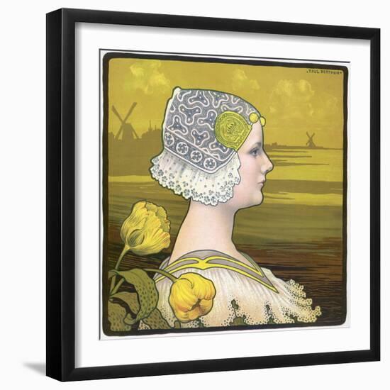 La Reine Wilhelmine-Paul Berthon-Framed Giclee Print