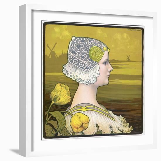 La Reine Wilhelmine-Paul Berthon-Framed Giclee Print