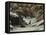 La remise des chevreuils en hiver-Gustave Courbet-Framed Premier Image Canvas