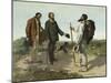 La rencontre ou "Bonjour Monsieur Courbet"-Gustave Courbet-Mounted Giclee Print