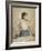 La repasseuse-Edgar Degas-Framed Giclee Print