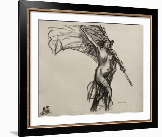 La République nous appelle-Théophile Alexandre Steinlen-Framed Limited Edition