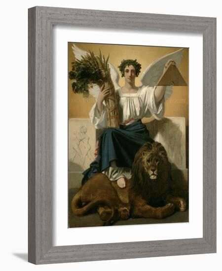 La République-Jules Claude Ziegler-Framed Giclee Print