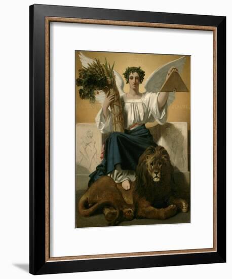 La République-Jules Claude Ziegler-Framed Giclee Print