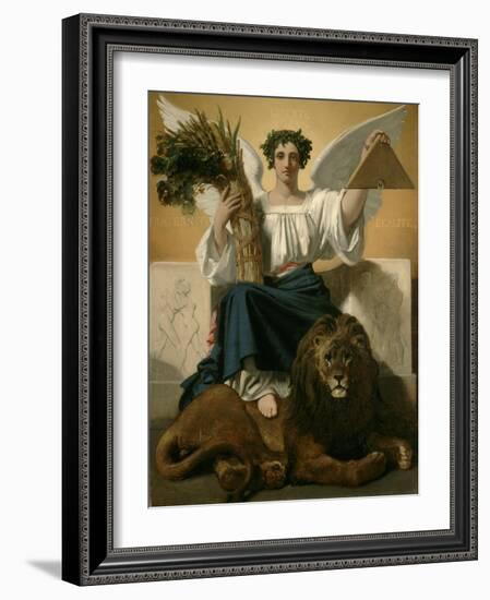 La République-Jules Claude Ziegler-Framed Giclee Print