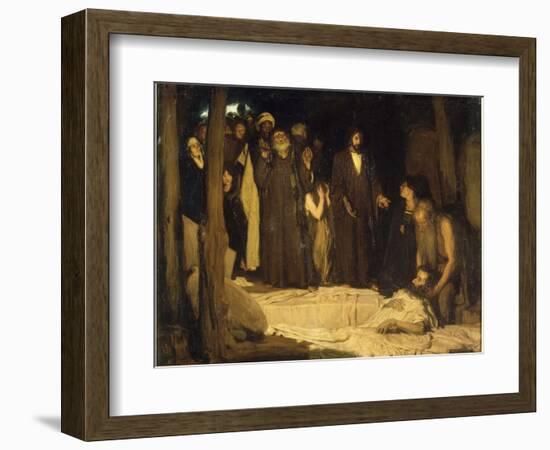 La résurrection de Lazare-Henry Ossawa Tanner-Framed Giclee Print