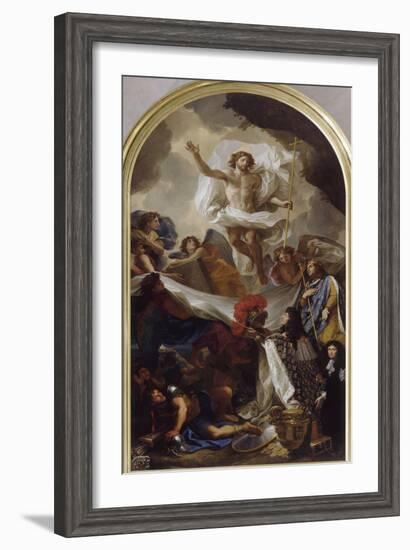 La Résurrection du Christ-Brun Charles Le-Framed Giclee Print