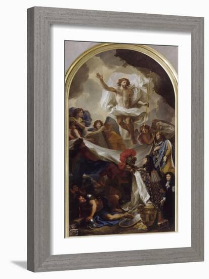 La Résurrection du Christ-Brun Charles Le-Framed Giclee Print