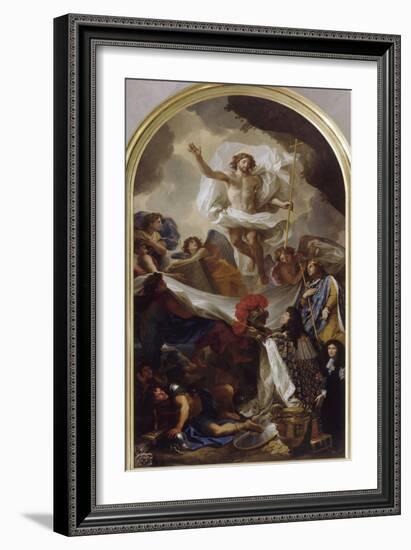 La Résurrection du Christ-Brun Charles Le-Framed Giclee Print