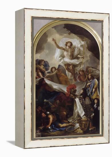 La Résurrection du Christ-Brun Charles Le-Framed Premier Image Canvas