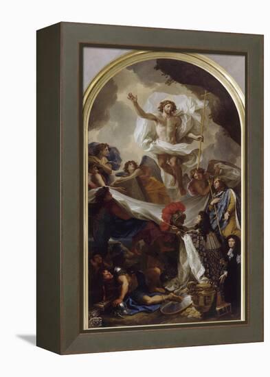 La Résurrection du Christ-Brun Charles Le-Framed Premier Image Canvas