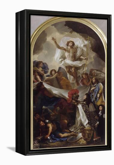 La Résurrection du Christ-Brun Charles Le-Framed Premier Image Canvas