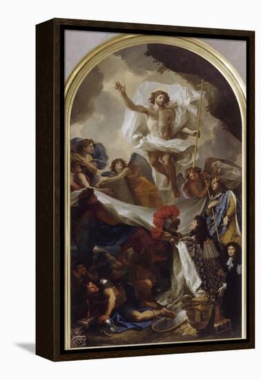 La Résurrection du Christ-Brun Charles Le-Framed Premier Image Canvas