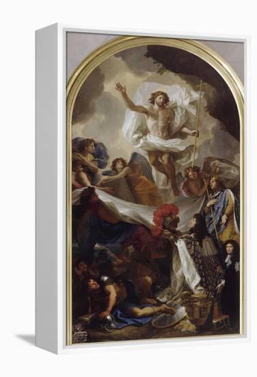 La Résurrection du Christ-Brun Charles Le-Framed Premier Image Canvas