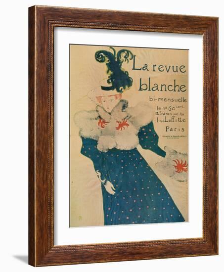 La Revue Blanche, 1895-Henri de Toulouse-Lautrec-Framed Giclee Print