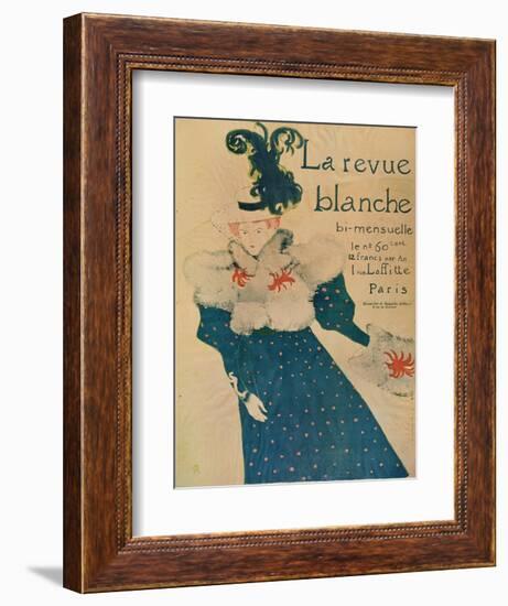 La Revue Blanche, 1895-Henri de Toulouse-Lautrec-Framed Giclee Print