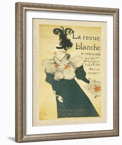 La Revue blanche-Henri de Toulouse-Lautrec-Framed Giclee Print