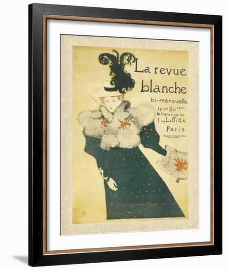 La Revue blanche-Henri de Toulouse-Lautrec-Framed Giclee Print