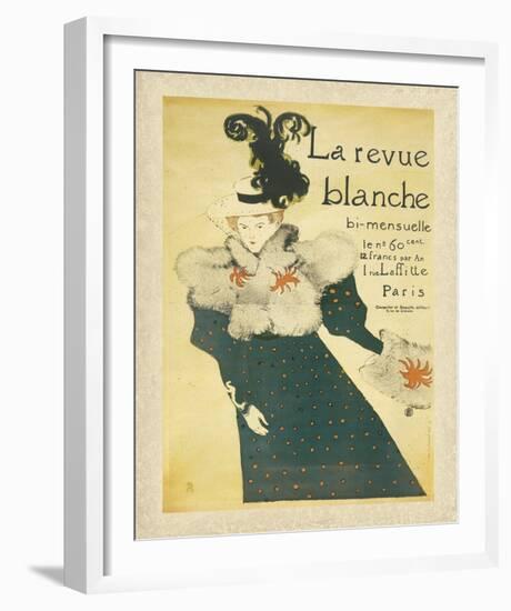 La Revue blanche-Henri de Toulouse-Lautrec-Framed Giclee Print