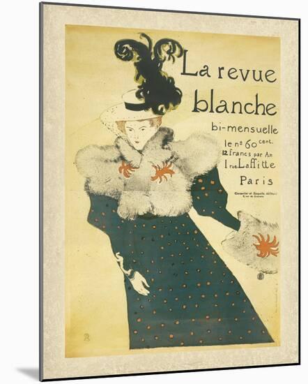 La Revue blanche-Henri de Toulouse-Lautrec-Mounted Giclee Print