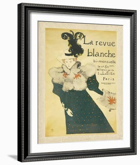 La Revue blanche-Henri de Toulouse-Lautrec-Framed Giclee Print