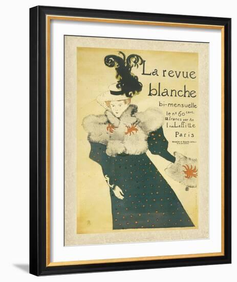 La Revue blanche-Henri de Toulouse-Lautrec-Framed Giclee Print