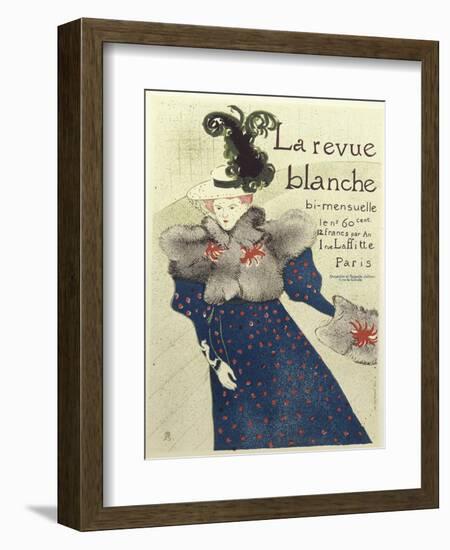 La Revue Blanche-Henri de Toulouse-Lautrec-Framed Giclee Print