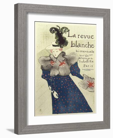 La Revue Blanche-Henri de Toulouse-Lautrec-Framed Giclee Print