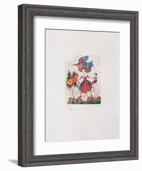 La Robe De Velours-Françoise Deberdt-Framed Limited Edition