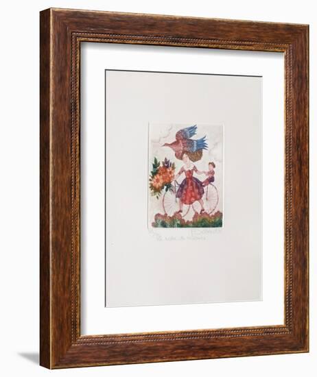 La Robe De Velours-Françoise Deberdt-Framed Limited Edition