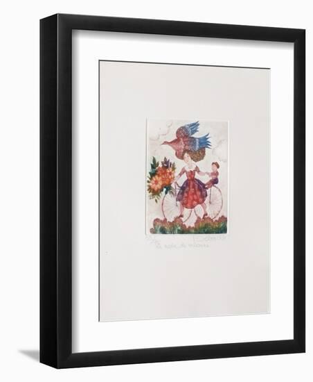 La Robe De Velours-Françoise Deberdt-Framed Limited Edition