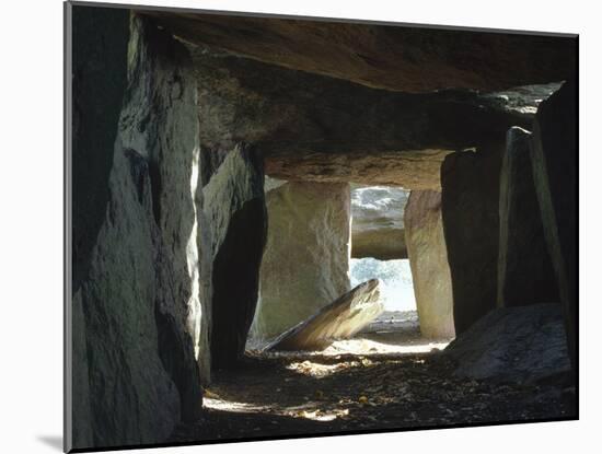 La Roche Aux Fees, or Fairies Rock, Esse, Ille-Et-Vilaine, Brittany. Ancient Burial or Worship Site-Joe Cornish-Mounted Photographic Print