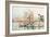 La Rochelle: Boats and Houses (W/C on Paper)-Paul Signac-Framed Giclee Print