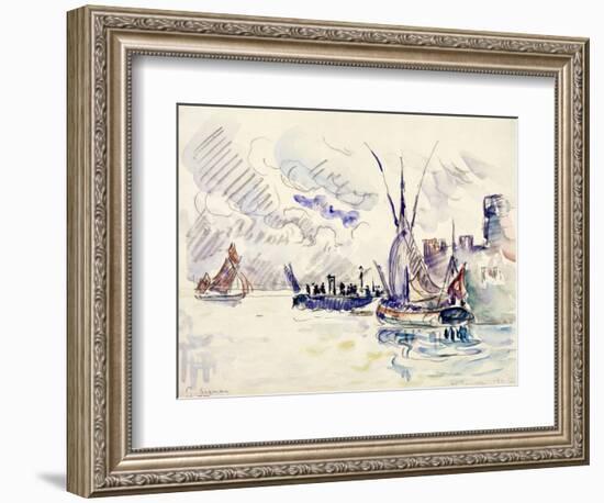 La Rochelle-Paul Signac-Framed Giclee Print