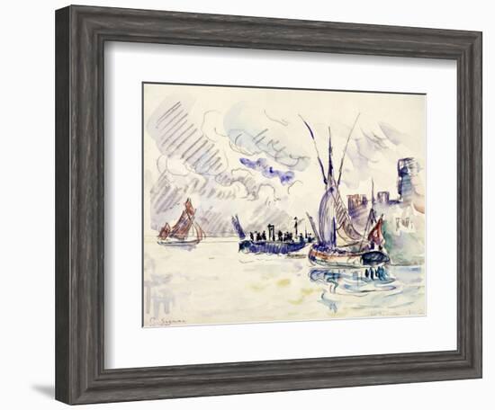 La Rochelle-Paul Signac-Framed Giclee Print